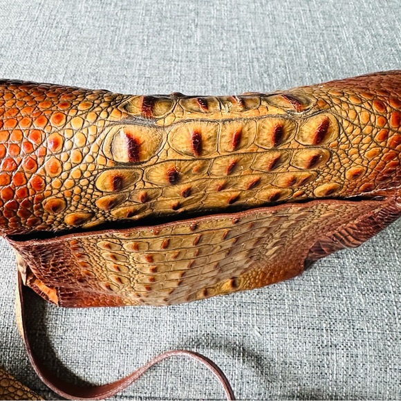 Brahmin Bags Brahmin Leather Cross Body Bag Flap Cover With Hidden Snap Poshmark